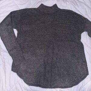 Cozy Gray Knit Sweater